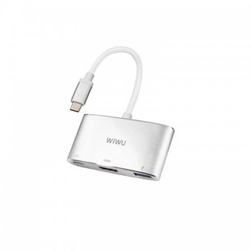 WiWu Alpha C2H 3 in 1 USB Type-C Hub