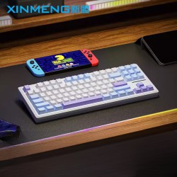 XINMENG M87 PRO Tri-Mode Wireless Gasket RGB Hotswappable Mechanical Keyboard