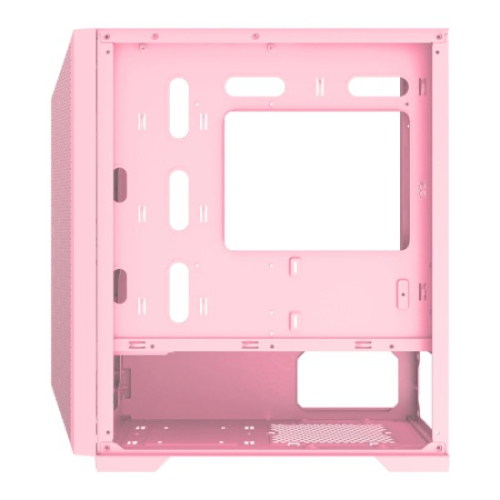 Xigmatek Gemini II Queen Tempered Glass Mini Tower Case (Pink)