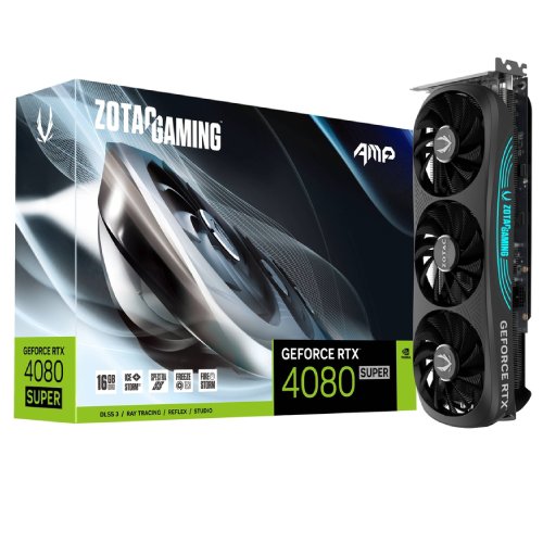 ZOTAC GAMING GeForce RTX 4080 SUPER AMP 16GB GDDR6X Graphics Card