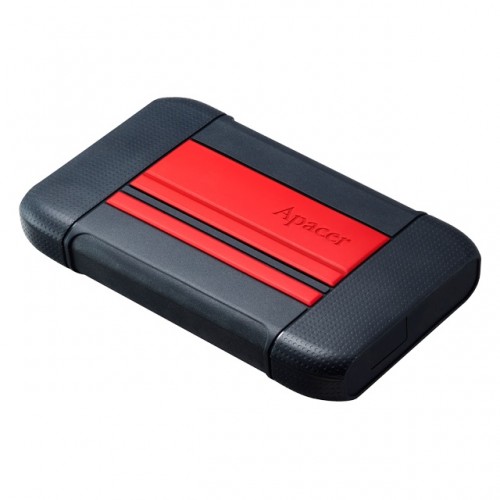 Apacer AC633 2TB USB 3.1 Gen 1 Red Military-Grade Shockproof Portable Hard Drive