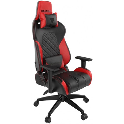 Gamdias ACHILLES E1 L Gaming Chair Black and Red