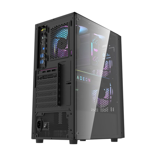 AIGO DARKFLASH A290 TEMPERED GLASS ATX CASE (Black)