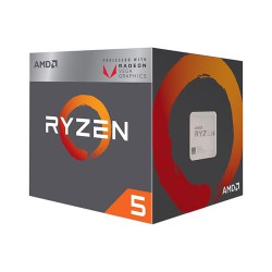 AMD Ryzen 5 2400G 4 Core 8 Thread AM4 Socket Processor with Radeon RX Vega 11 Graphics