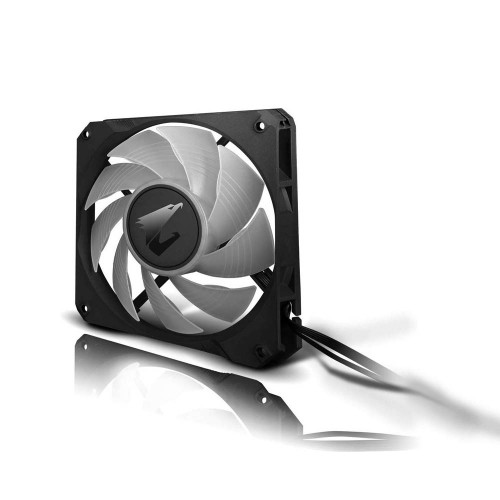 Gigabyte AORUS RGB AIO Liquid Cooler 240 with Circular LCD Display, Dual 120mm ARGB Fans