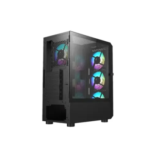 Aptech R21-Metal ARGB Gaming Casing (Black)