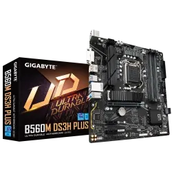 GIGABYTE B560M DS3H PLUS 10th and 11th Gen Micro ATX Motherboard