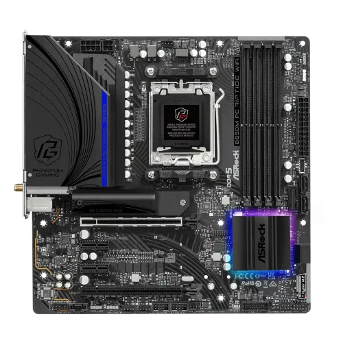 ASRock B650M PG Riptide WiFi AMD AM5 Micro ATX Motherboard