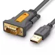 UGREEN CR104 USB To DB9 RS-232 Adapter Cable 1