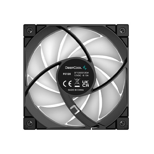 DeepCool FC120 Black 3-in-1 Performance 120mm ARGB PWM Case Fan