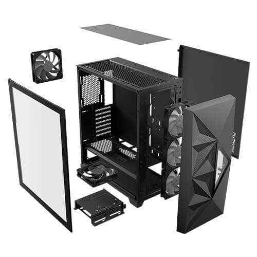 Antec DF800 FLUX Mid-Tower Gaming Case