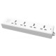 Deli C18337(03) 4Port Household Power Strip with Surge Protection