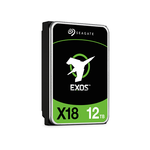 Seagate Exos X18 12TB 7200 RPM 512e SATA Enterprise HDD - ST12000NM000J