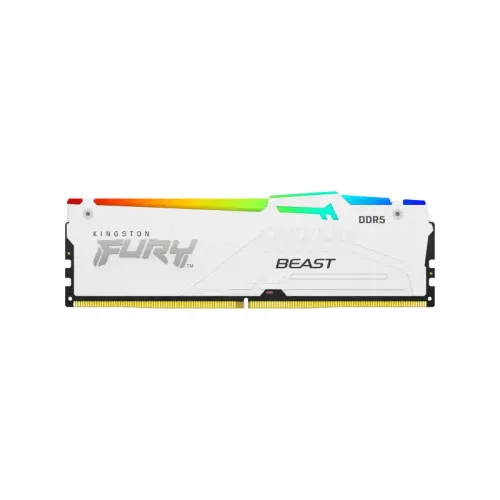 Kingston FURY Beast RGB 16GB 6000Mhz DDR5 Desktop RAM White