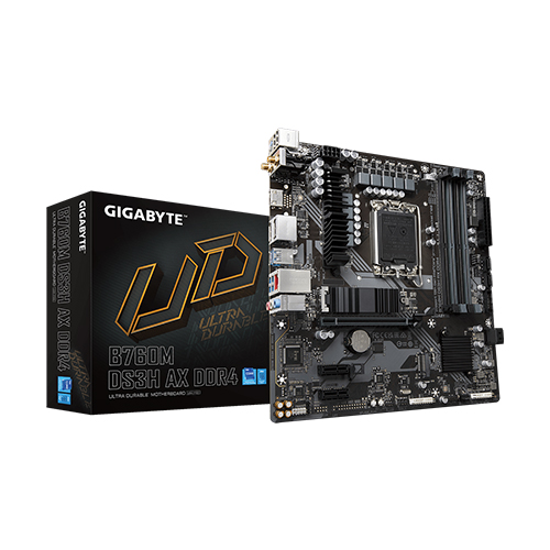 Gigabyte B760M DS3H AX DDR4 13th Gen Micro ATX Motherboard