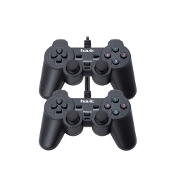 Havit HV-G61 USB Black Double Game Pad With Vibration