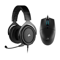 Corsair HS50 PRO Headset & KATAR PRO Mouse Combo