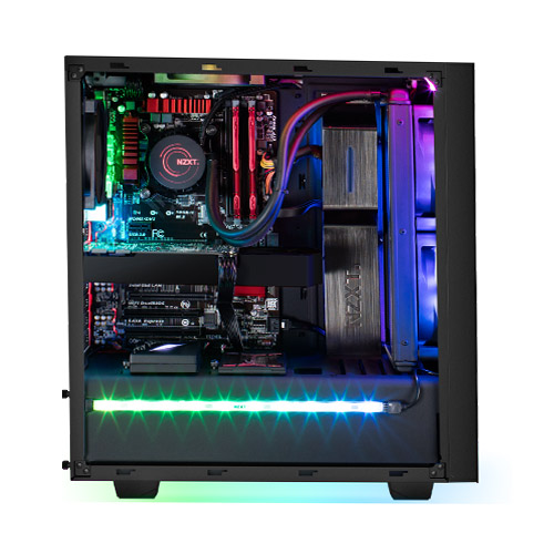 NZXT HUE Plus RGB LED Controller Case