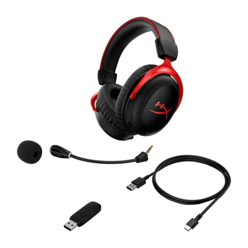 HyperX Cloud II Wireless - Gaming Headset (RED)