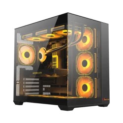 PC POWER ICE CUBE V2 2024 M-ATX Gaming Case (PP-H20-BK)