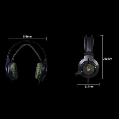 A4TECH J437 Bloody Gaming Headset Army Green