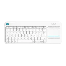 Logitech K400 PLUS WIRELESS TOUCH KEYBOARD (WHITE)