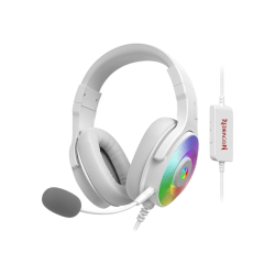 Redragon H350 White Wired Dynamic RGB Gaming Headset