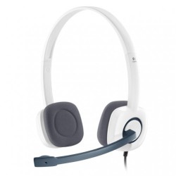 Logitech H151 STEREO Head Phone (White)