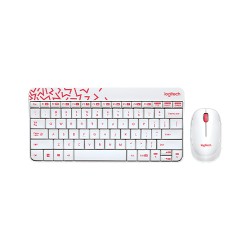 Logitech MK240 NANO Mouse And Keyboard Combo (White)