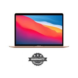 Apple MacBook Air 13.3-Inch Retina Display 8-core Apple M1 chip with 8GB RAM, 256GB SSD (MGND3) Gold