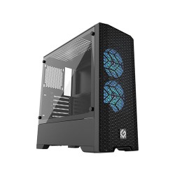 Metallic Gear Neo Air ATX Mid Tower RGB Gaming Case (Black)