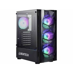 Montech X1 MESH Black Tempered Glass ATX Gaming Case