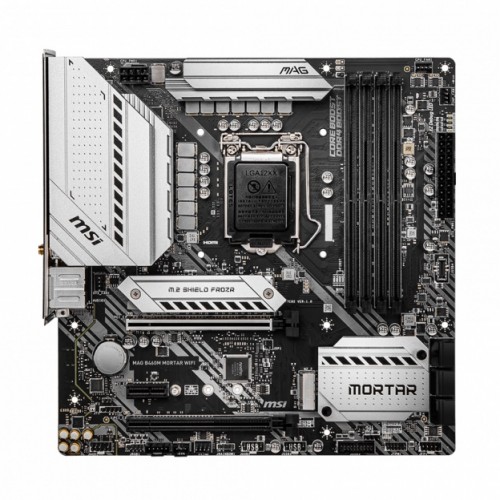 MSI MAG B460M Mortar Wi-Fi Intel 10th Gen Micro-ATX Motherboard