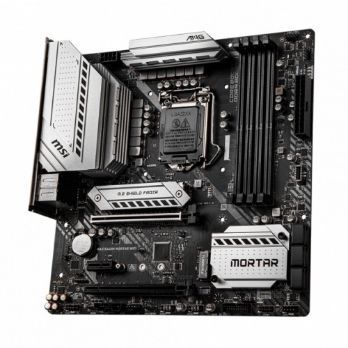 MSI MAG B460M Mortar Wi-Fi Intel 10th Gen Micro-ATX Motherboard