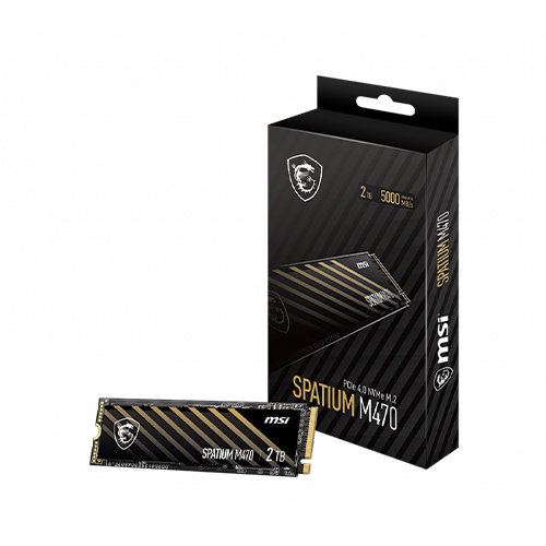 MSI SPATIUM M470 2TB PCIe 4.0 NVMe M.2 SSD