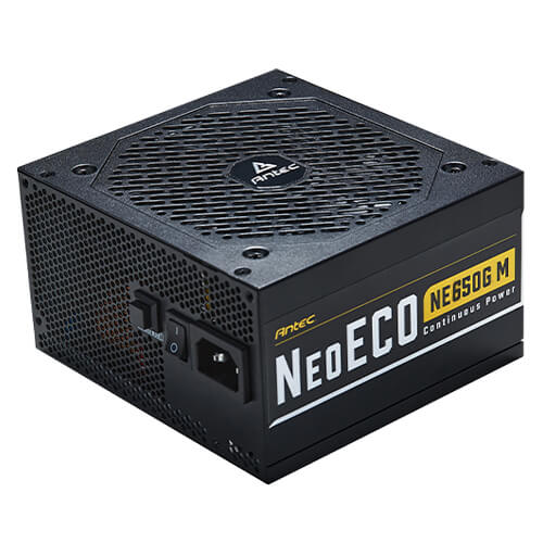 Antec NeoEco Gold NE650G.M 650W Full Modular Black Power Supply