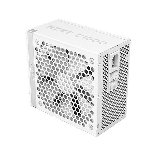 NZXT C1000 1000 Watt 80 Plus Gold ATX 3.1 Full-Modular Power Supply (White)