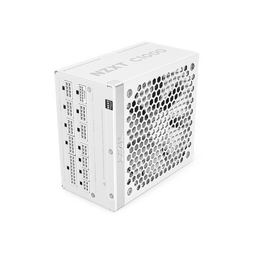 NZXT C1000 1000 Watt 80 Plus Gold ATX 3.1 Full-Modular Power Supply (White)