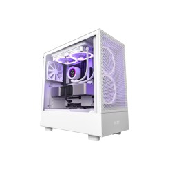 NZXT H5 Flow Compact Mid-tower Airflow Casing (White)