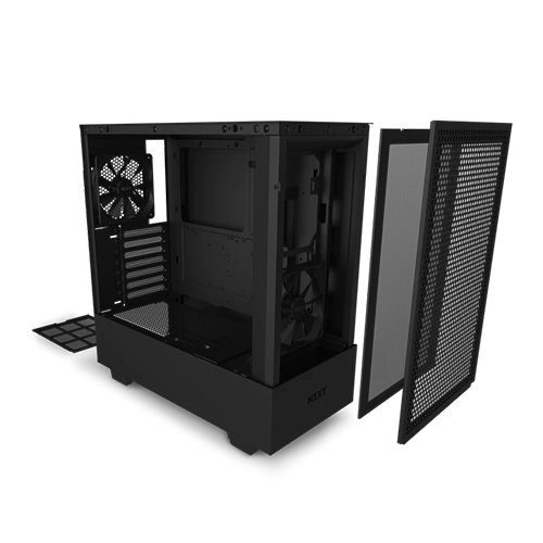 NZXT H510 Flow Matte Black Compact Mid-tower Casing