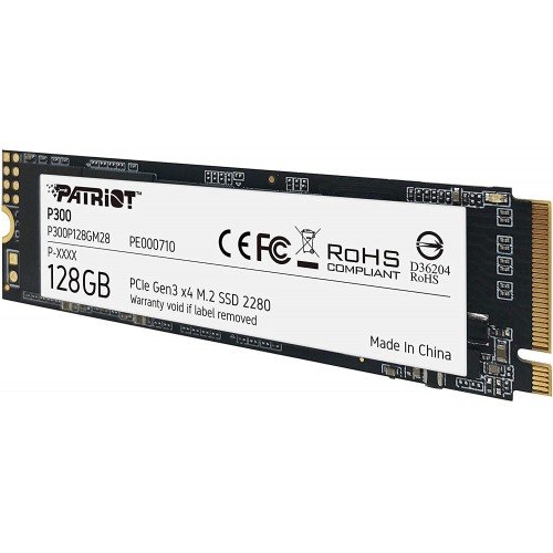 Patriot P300 M.2 PCIe Gen 3 x4 128GB SSD