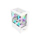 PC Power River View M-ATX Gaming Case (White)