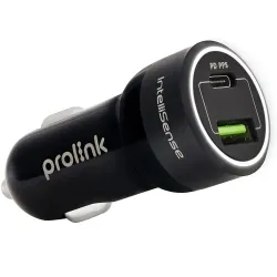 PROLiNK PCC24501 51W 2-Port PD USB Car Charger