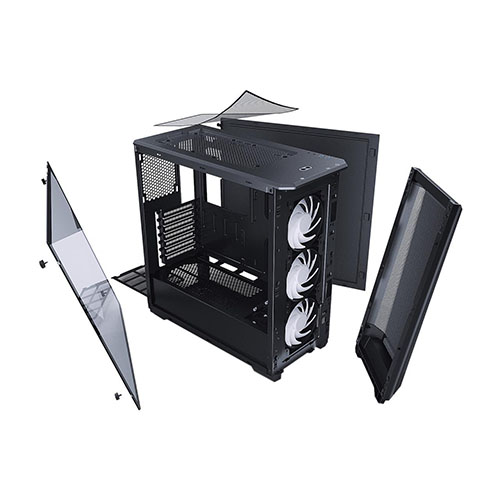 Phanteks Eclipse P400A Tempered Glass DRGB ATX Mid Tower Case (Black)