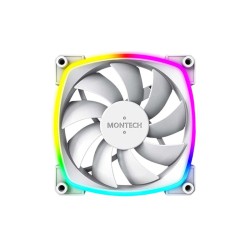 Montech AX120 PWM 120mm ARGB Case Fan (White)