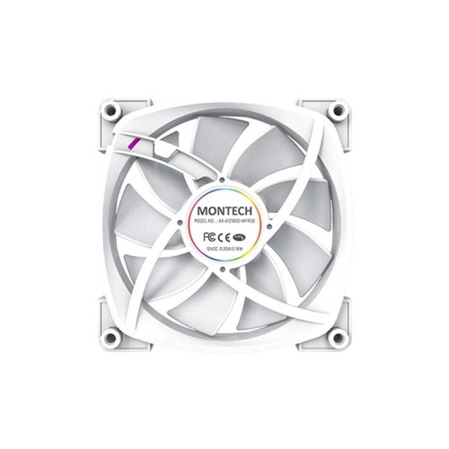 Montech AX120 PWM 120mm ARGB Case Fan White Specification :