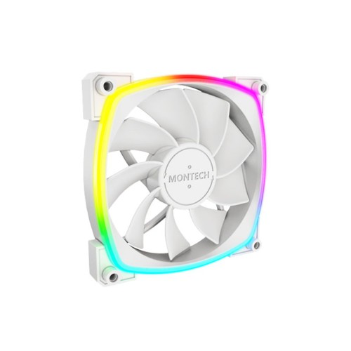 Montech RX120 PWM 120mm ARGB Case Fan (White)