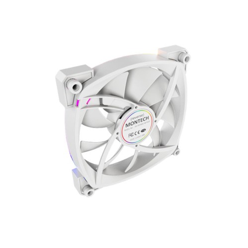 Montech RX120 PWM 120mm ARGB Case Fan (White)