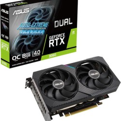 Asus Dual GeForce RTX 3060 OC Edition 8GB GDDR6 Graphics Card