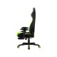 MEETION MT-CHR22 LEATHER RECLINING E-SPORT FOOTREST GAMING CHAIR (Black-Green)